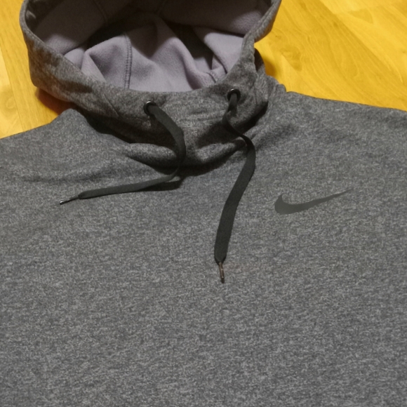Nike Therma-Fit Training Pullover Hoodie Gray Men's Medium - Picture 4 of 10